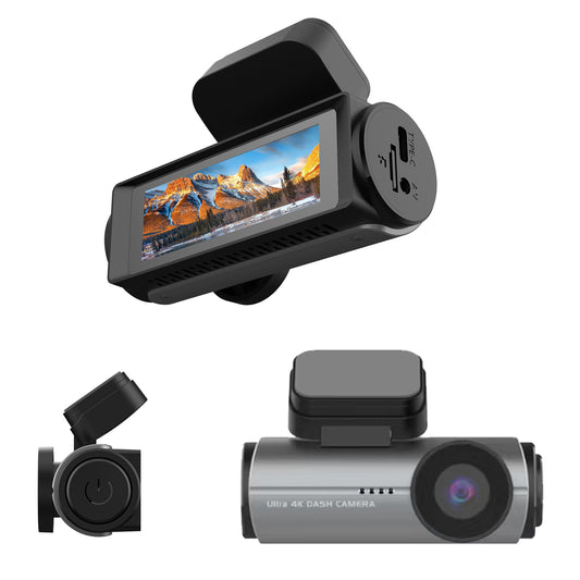 Dashcam Voiture 4K WiFi - Avant + Arrière
