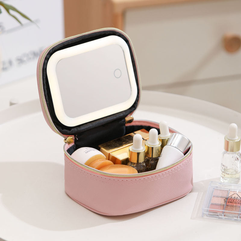 Trousse à Maquillage avec Miroir LED HD