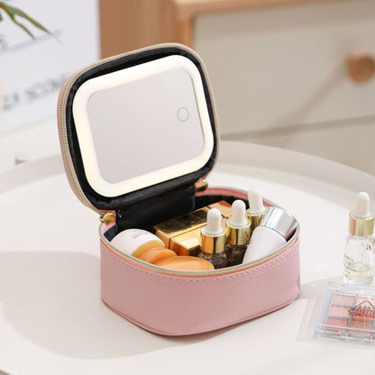 Trousse à Maquillage avec Miroir LED HD
