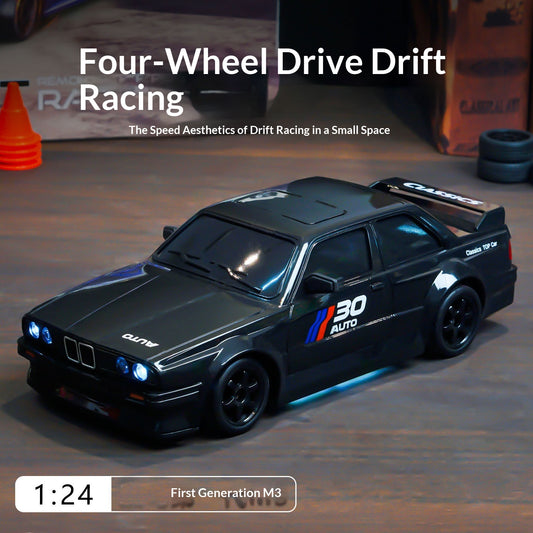 Remote-controlled Racing Car Model With Lights, Rechargeable Remote Control Car