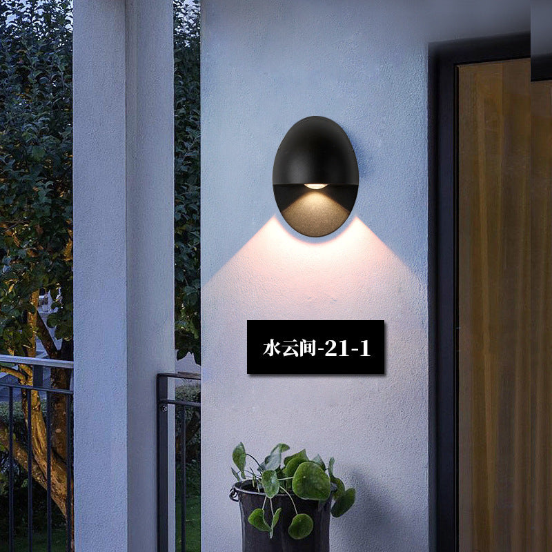 Applique Murale LED Numéro de Maison - Étanche Extérieur