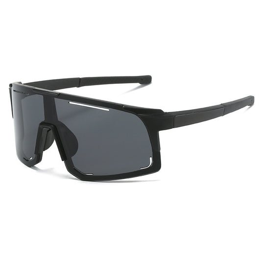 Outdoor sunglasses-black frame gray sheet-1 pack