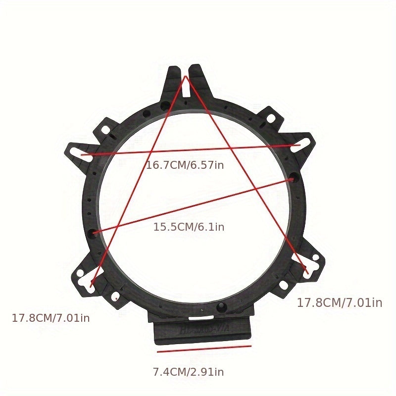 Adaptateurs de Montage Haut-parleur 6.5" OEM (Lot de 2)