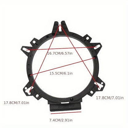 Adaptateurs de Montage Haut-parleur 6.5" OEM (Lot de 2)