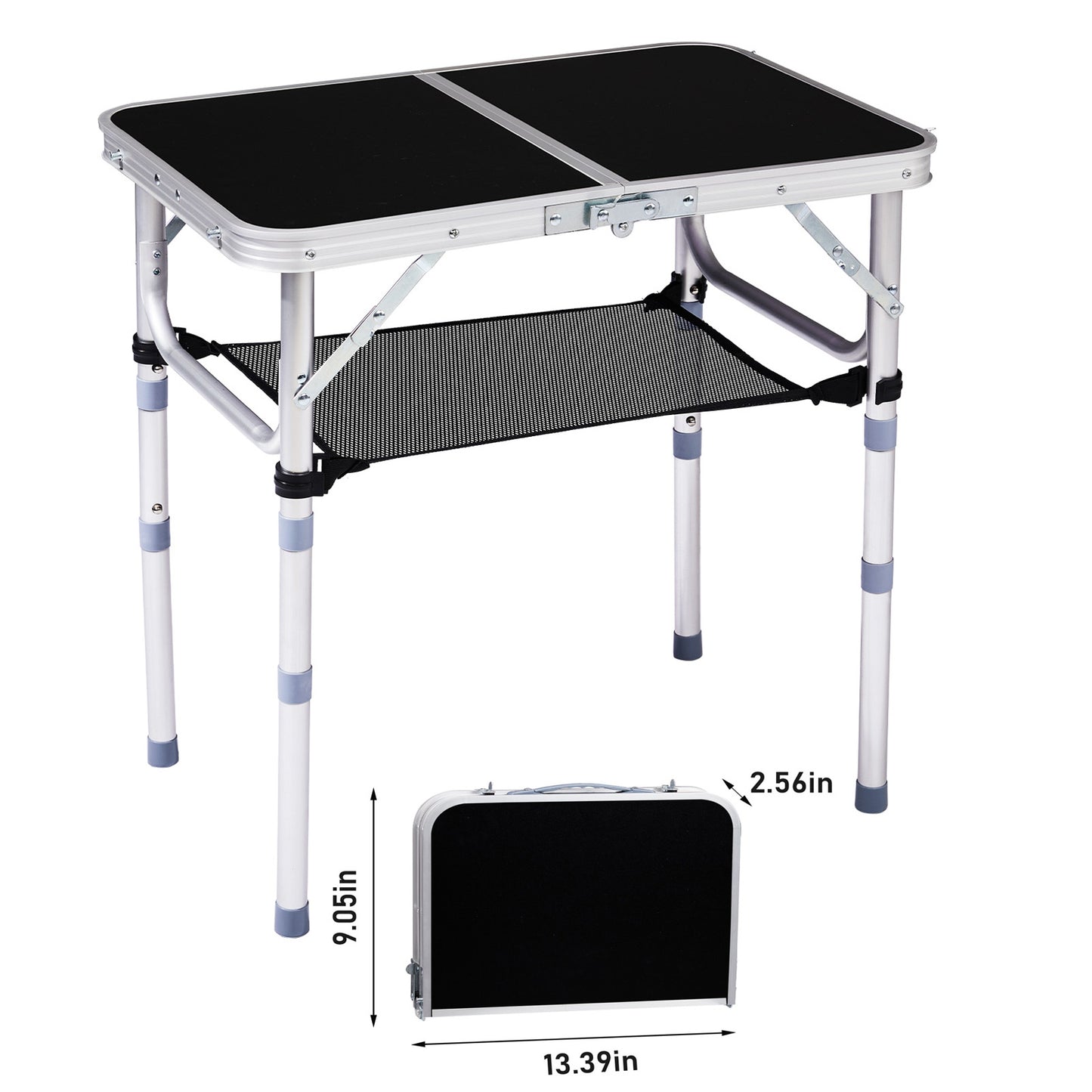 Table d'Appoint Pliable Extérieur Aluminium - Pique-nique