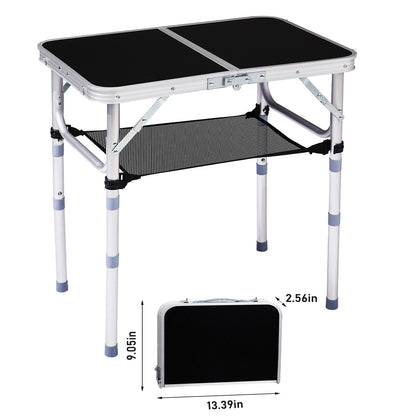 Table d'Appoint Pliable Extérieur Aluminium - Pique-nique