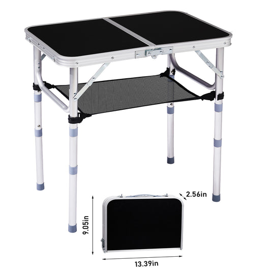 Table d'Appoint Pliable Extérieur Aluminium - Pique-nique