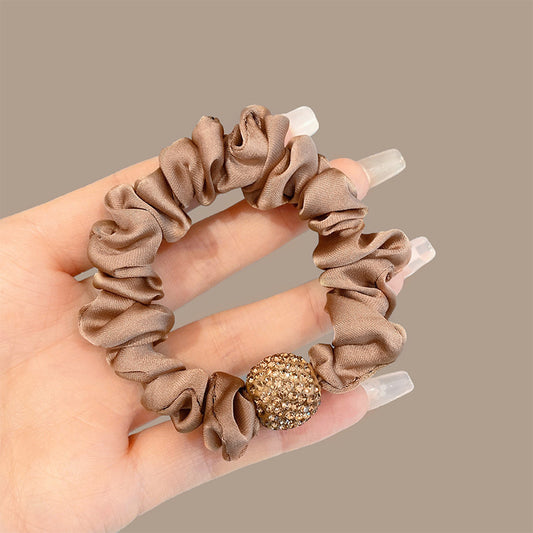 Rhinestone head rope-light coffee-1 piece