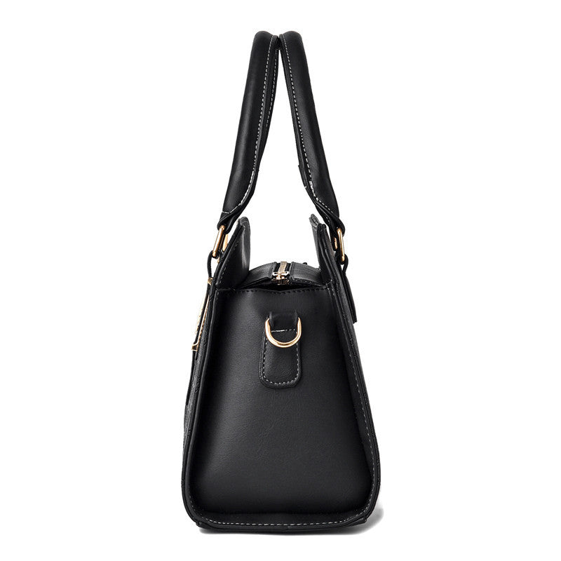 Fashion Color Matching Ladies Handbags European and American Atmosphere Large Capacity