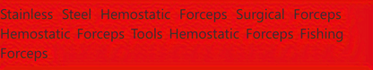1pc Stainless Steel Hemostatic Forceps - Medical Tweezers for Laboratory, Veterinary & Fishing Use - Metal Curved/Straight Tip Clamp - For Professionals & Enthusiasts - Ideal for Pet Care, Precision Tasks & Medical Procedures
