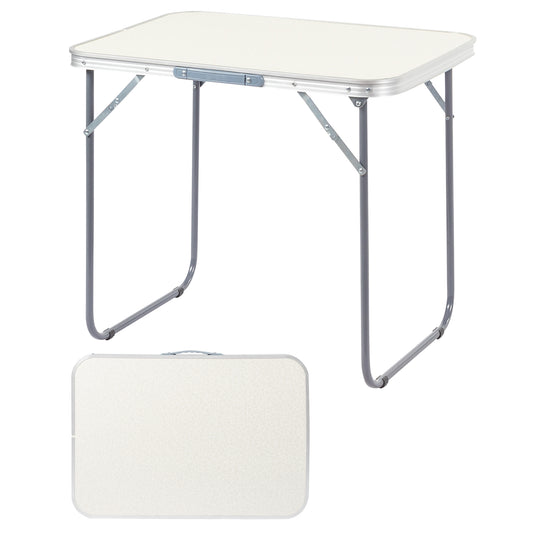 Table de camping pliante portable en aluminium 70x50 cm, table légère pour pique-nique en plein air et repas en intérieur