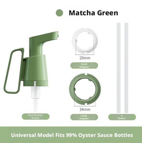 Oyster Sauce Bottle Pressing Mouth-Matcha Green-1 *[Patent]