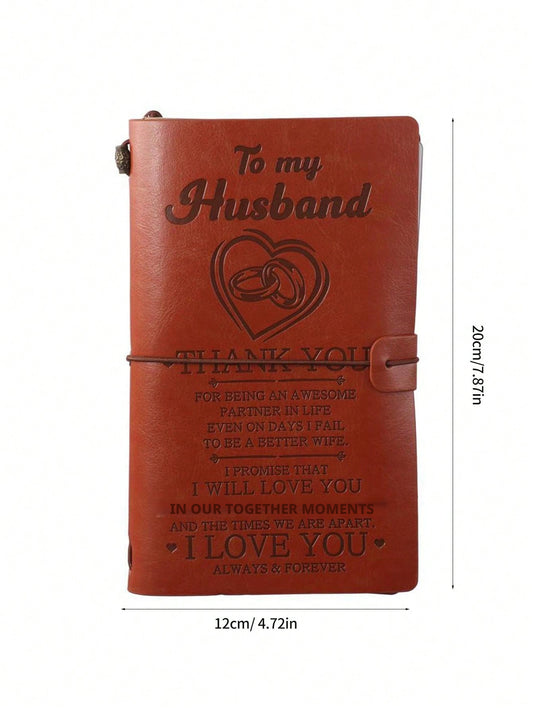 Hand-made notebook-brown-husband's model-1 notebook