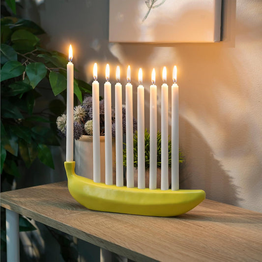Cross-border Amazon Creative Funny New Portable Banana Candle Holder Banana Theme Candlestick