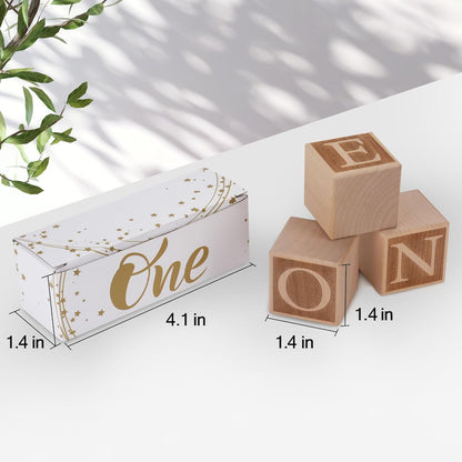 Lettres "ONE" en Bois - Accessoires Photo 1er Anniversaire