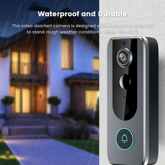 TUYA Smart Wireless Doorbell With Video And WiFi Standard With Ding-dong Functionality