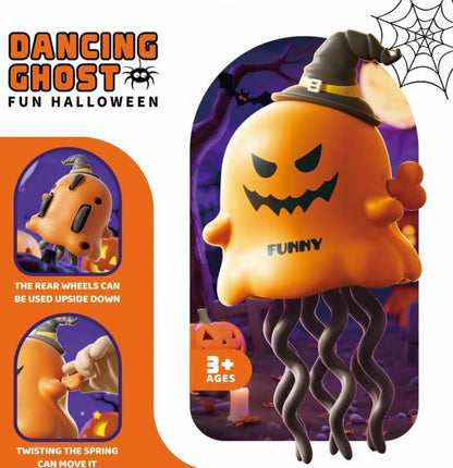 Christmas Halloween Wind - Up Toy, Magical Mini Dancing Ghost, Twisting Sliding