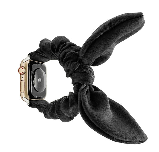 Bow strap-42/44/45/49mm-suitable for Apple Watch-black-1 strip