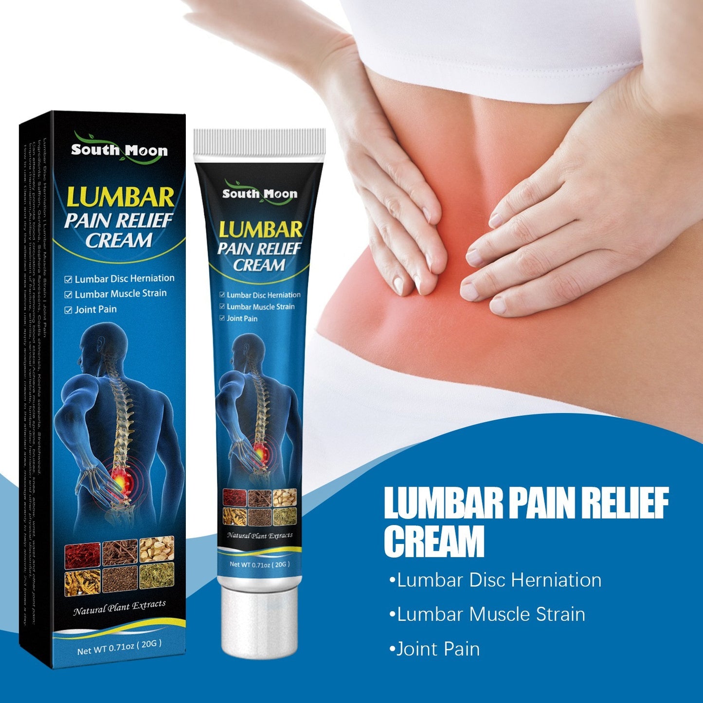 Lumbar Muscle Strain Relieve Long Sitting Fatigue Soothing Cream