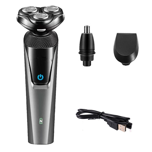 Razor Beard Trimmer Men's Clipper Electric Shaver Cordless USB Charge 3in1 3Head