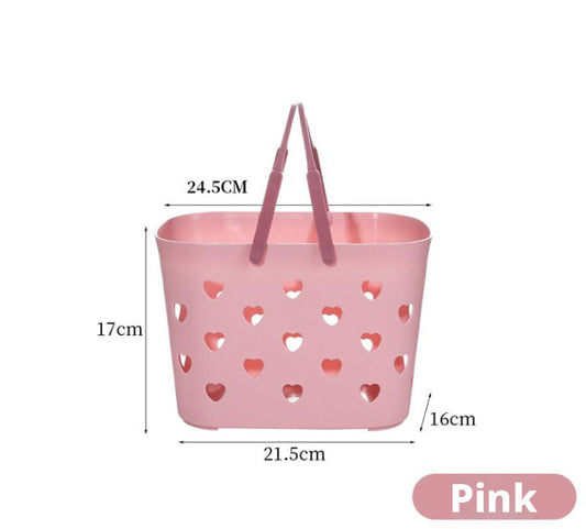 Bath basket-pink-1 loose *[Bai Mu Li]
