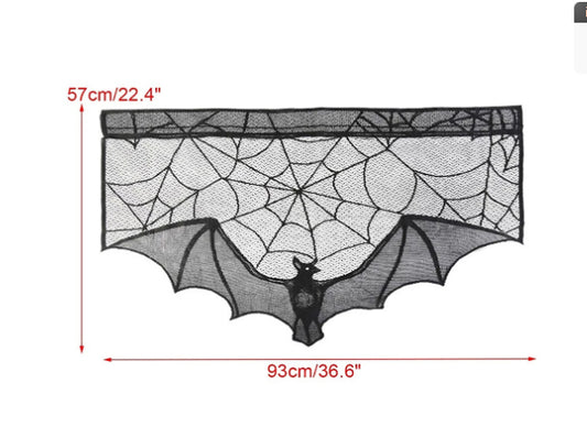 Ghost Festival Decorative Cloth-Small Bat Curtain 57*93cm-1 piece