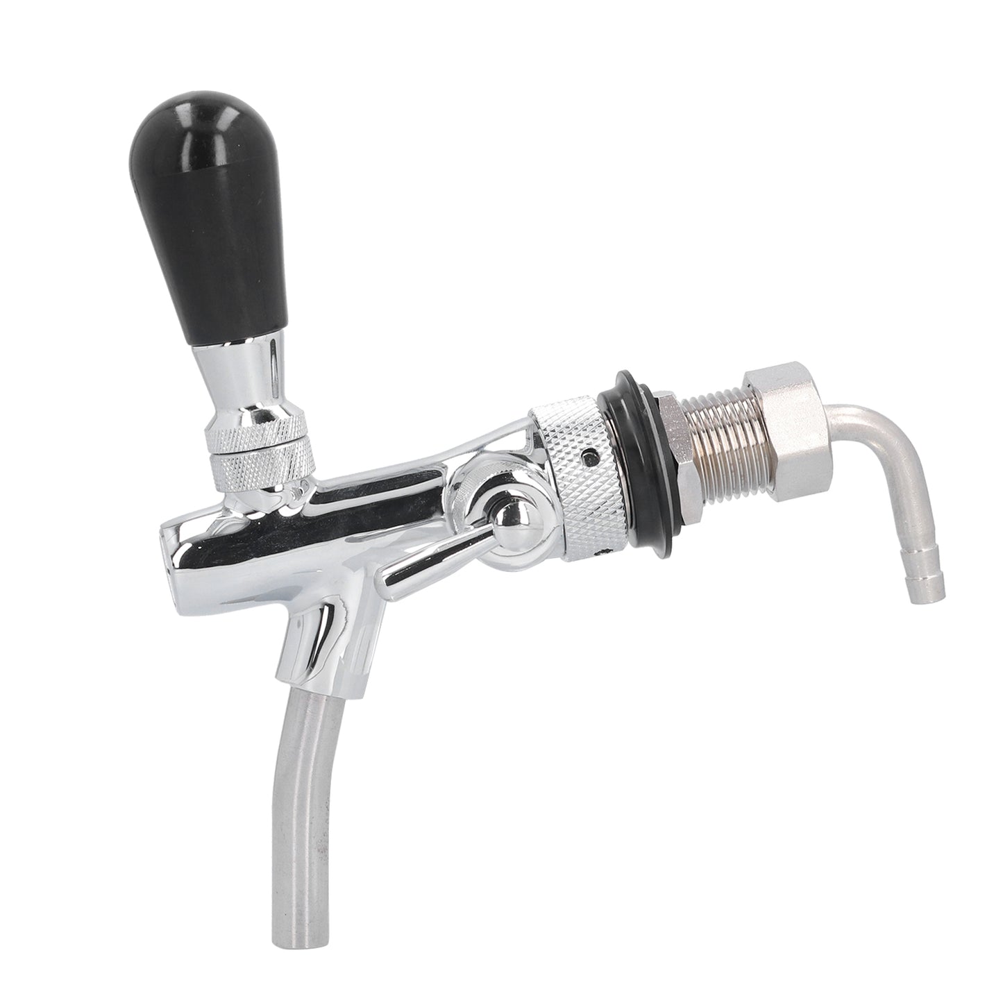 Beer Tap G5/8 Brass Stainless Steel Adjustable Good Sealing Beer Keg Faucet For Bars Hotels Restaurants