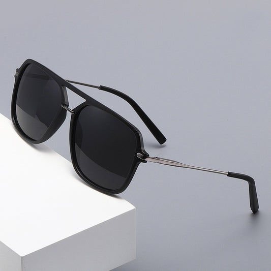 Classic Dual-Beam Sunglasses Mens Fashion Sunglasses