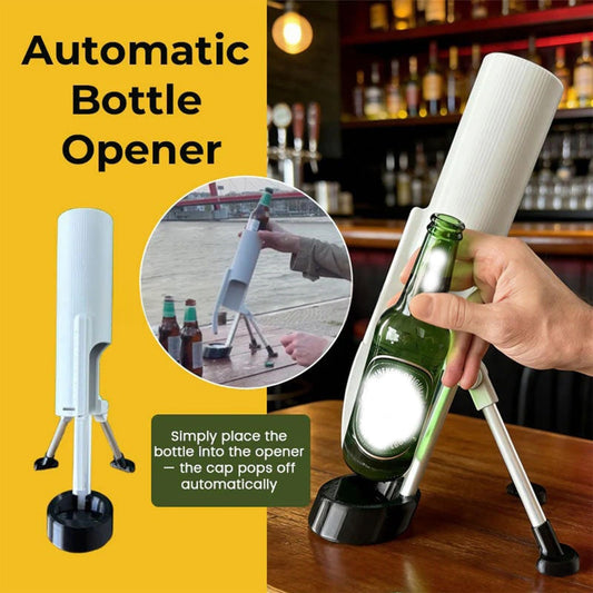 Hands-Free Opener For Beer Push-Style Bottle Opener Tool