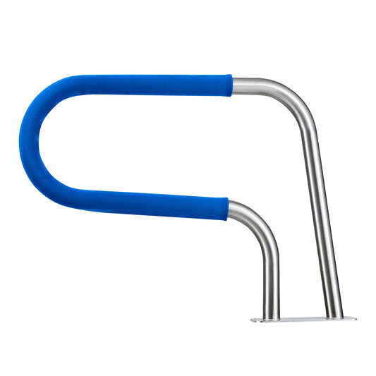 Pool Rail, 31 X 22 Inch Pool Handrail, 220 Lbs Load Capacity Heavy Duty 304 Stainless Steel Swimming Handrail, Detachable Nonslip Sleeve, Rich Accessories, For Poolside, Water Parks， Spa Centers
