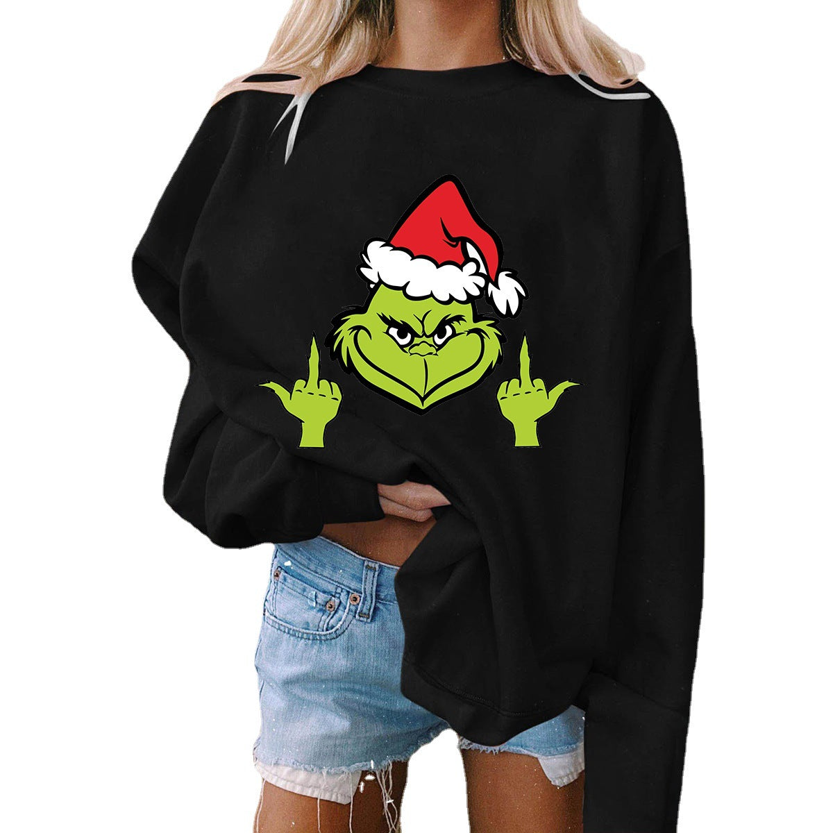 Funny little green man hoodie
