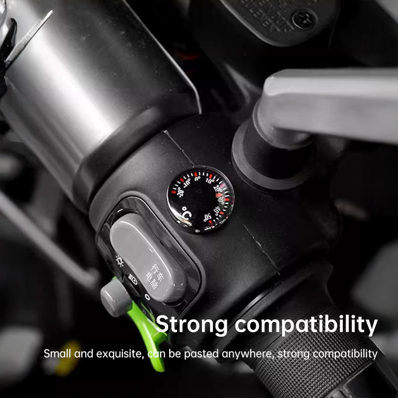 Practical mini round thermometer, plastic waterproof dial, 20mm scale, high-precision, for office.