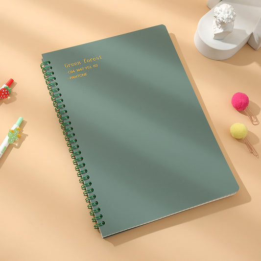Retro Macaron A5 Loose-leaf Coil Notebook