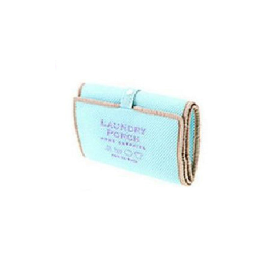 Portable Bath Hanging Mesh Bag Organizer Storage Handbag Toiletry Bag Blue