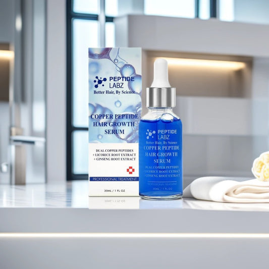 Copper Peptide Hair Care Serum Improves Scalp Nourishment