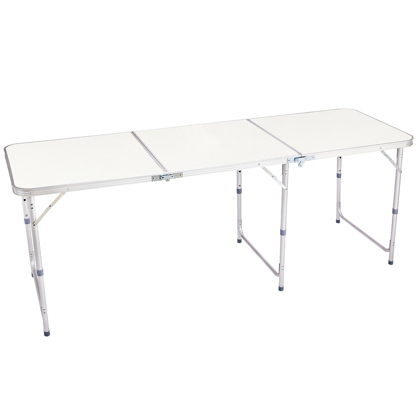 6ft 180 - 60cm Aluminum Alloy Folding Table Portable Foldable Desk For Camping P