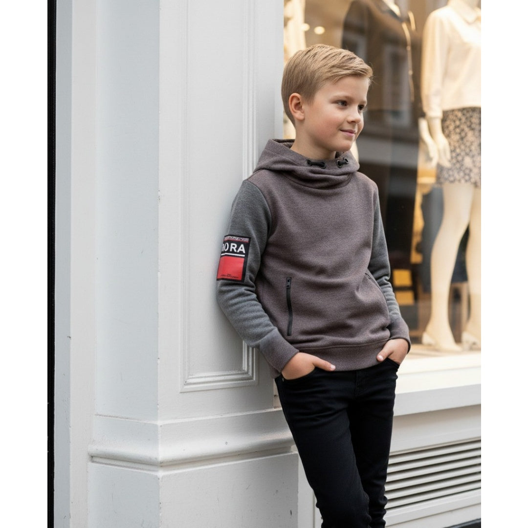 Boys Spring Hoodie Casual Sweatshirt Pullover Kids Streetwear Jumper Age 3 - 14Y