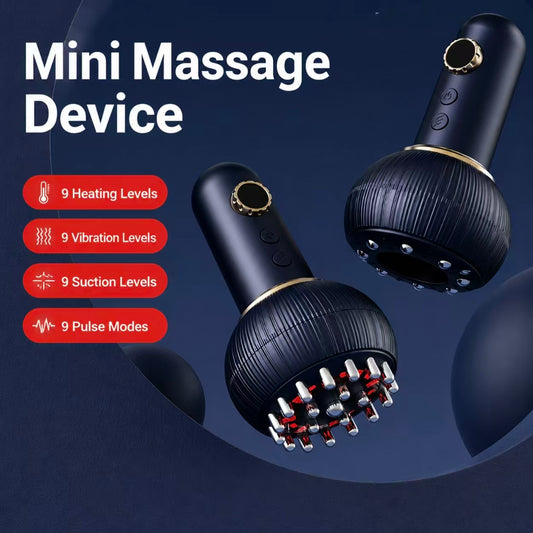 Electric Meridian Scraping Brush, Full Body Massager For Shoulder Neck Back Abdomen, Slimming & Cupping Therapy