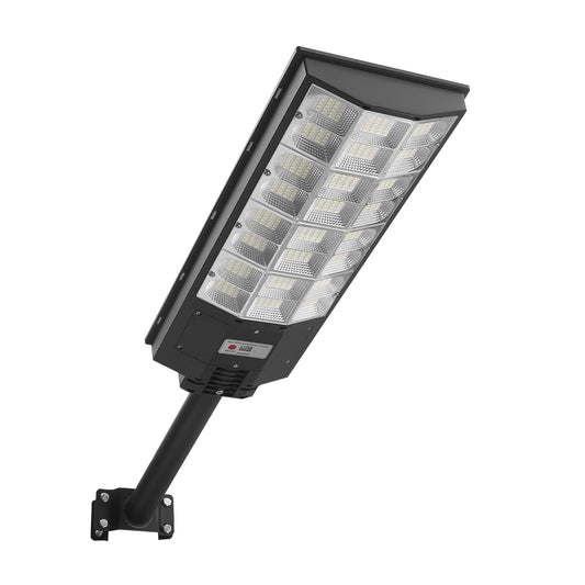 8000W Solar Street Light Outdoor, 450000LM, Commercial Parking Lot Light Dusk To Dawn, LED Flood Security Lamp With Motion Sensor, IP65 Waterproof Outdoor Lighting, For Driveway Yard, 1 Pack