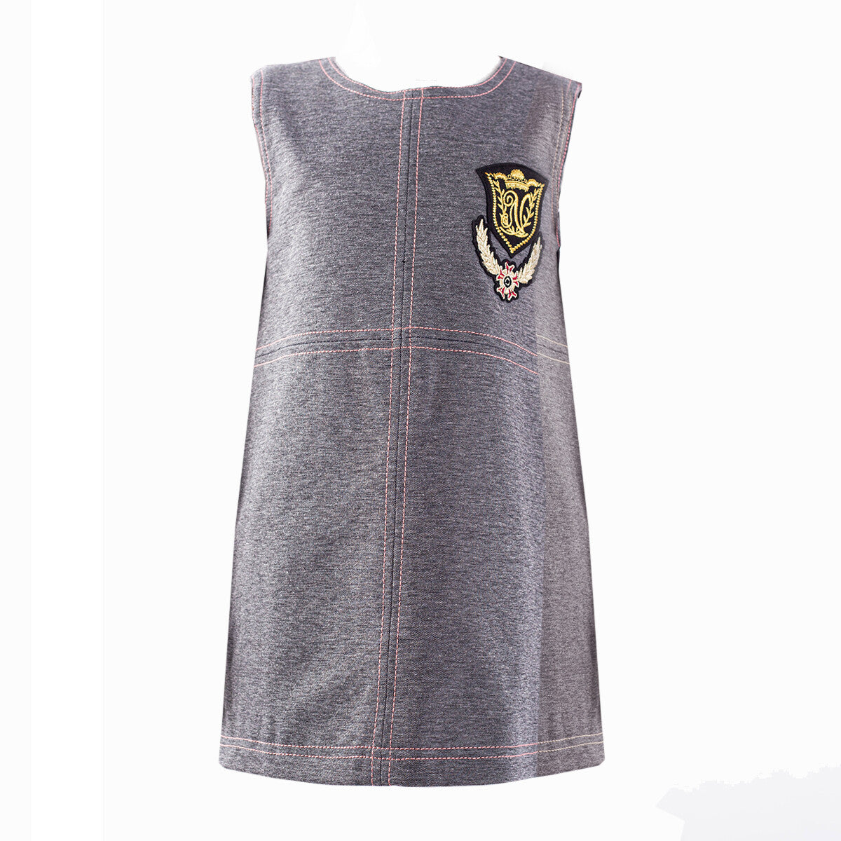 Girls PU Leather Dress Sleeveless A Line Mini Dress Kids Winter Party Dress 2