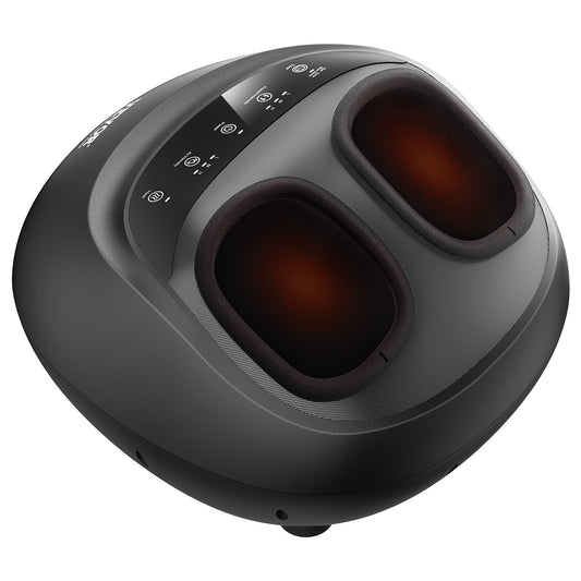Foot Massager Machine With Heat, Deep-Kneading, Compression, And Shiatsu For Plantar Fasciitis, Neuropathy, Gifts For Men, Women - Fits Up To Men Size 12