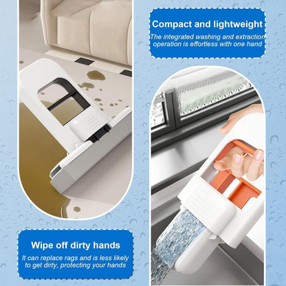 Mini Balai Éponge Pliable Absorbant - Nettoyant Compact