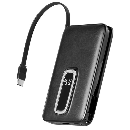Magnetic Power Bank, 10000 MAh Battery Pack, Wireless MagSafe-Compatible Portable Charger, With Smart LED Display, Foldable Stand, Fast Charging For IPhone16/15/14/13/12 Series, Samsung, Huawei