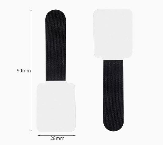 Gummed thread organizer-3M model-28 * 90mm-black-10 strips pack
