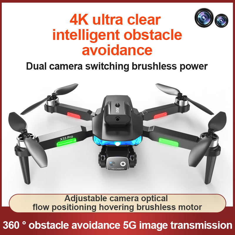 LF635 Dual Camera Dual Electric Drone - - black