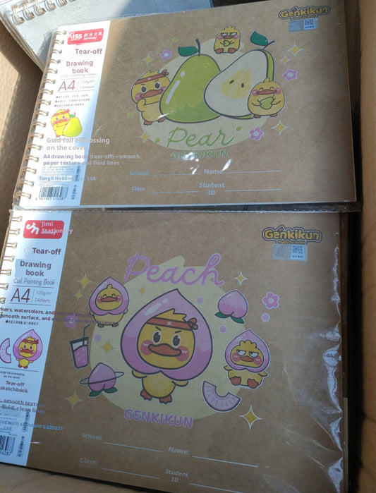 Little Yellow Duck Sketch Book-Random Model-A4-24 Sheets-1 Book