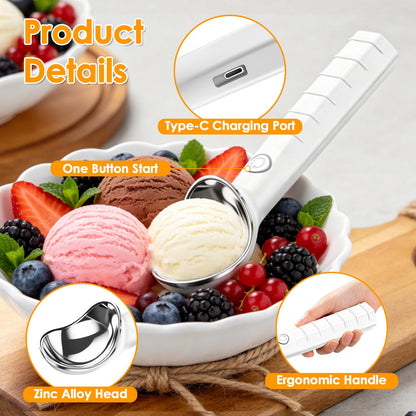 Cuillère à Glace Chauffante Électrique Rechargeable IP66