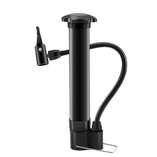 Portable Bike Pump (Schrader Valve 80psi), Lightweight Tube, Manual Inflator (Road/MTB), Cycling Accessories