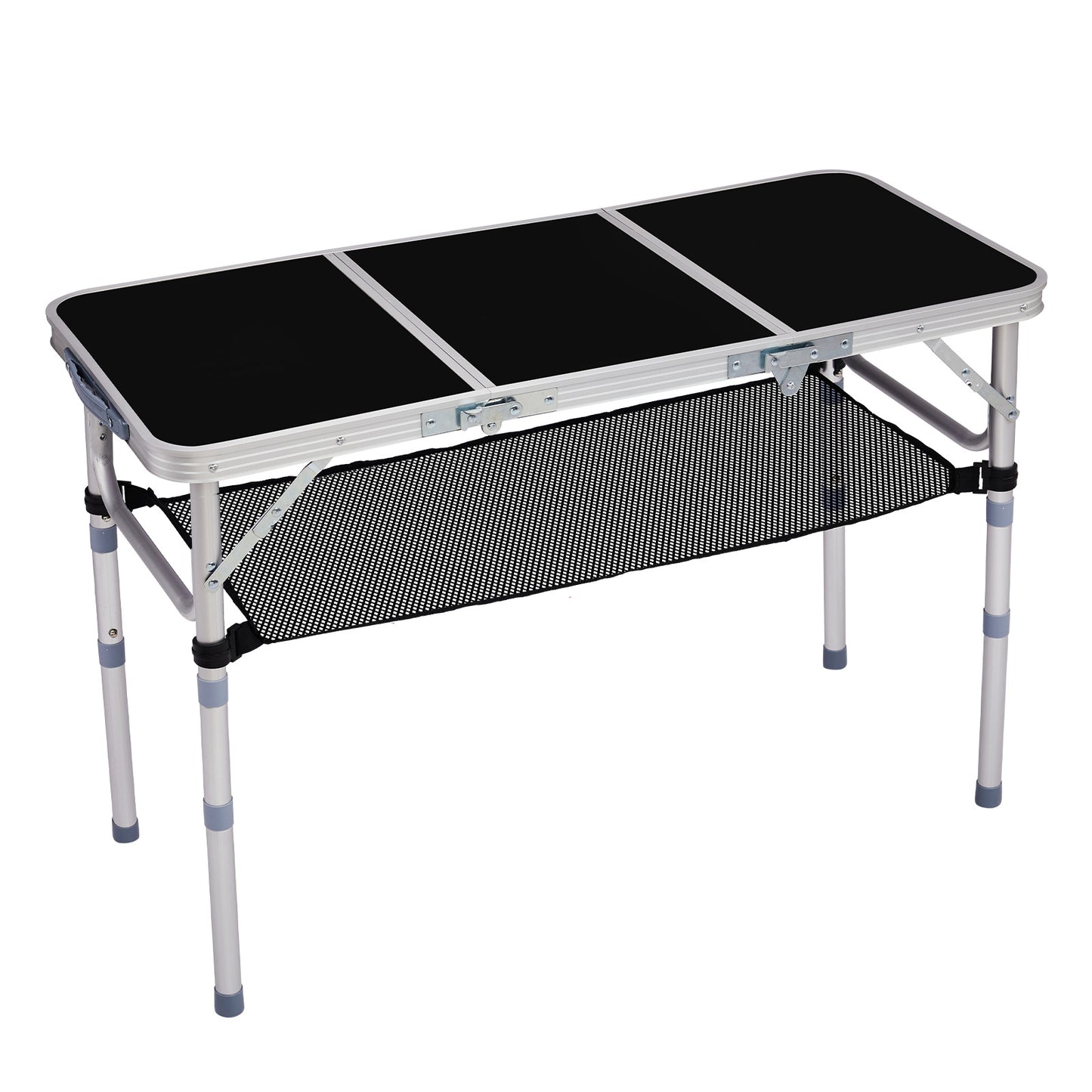 Table de Camping Pliable Hauteur Réglable - Légère