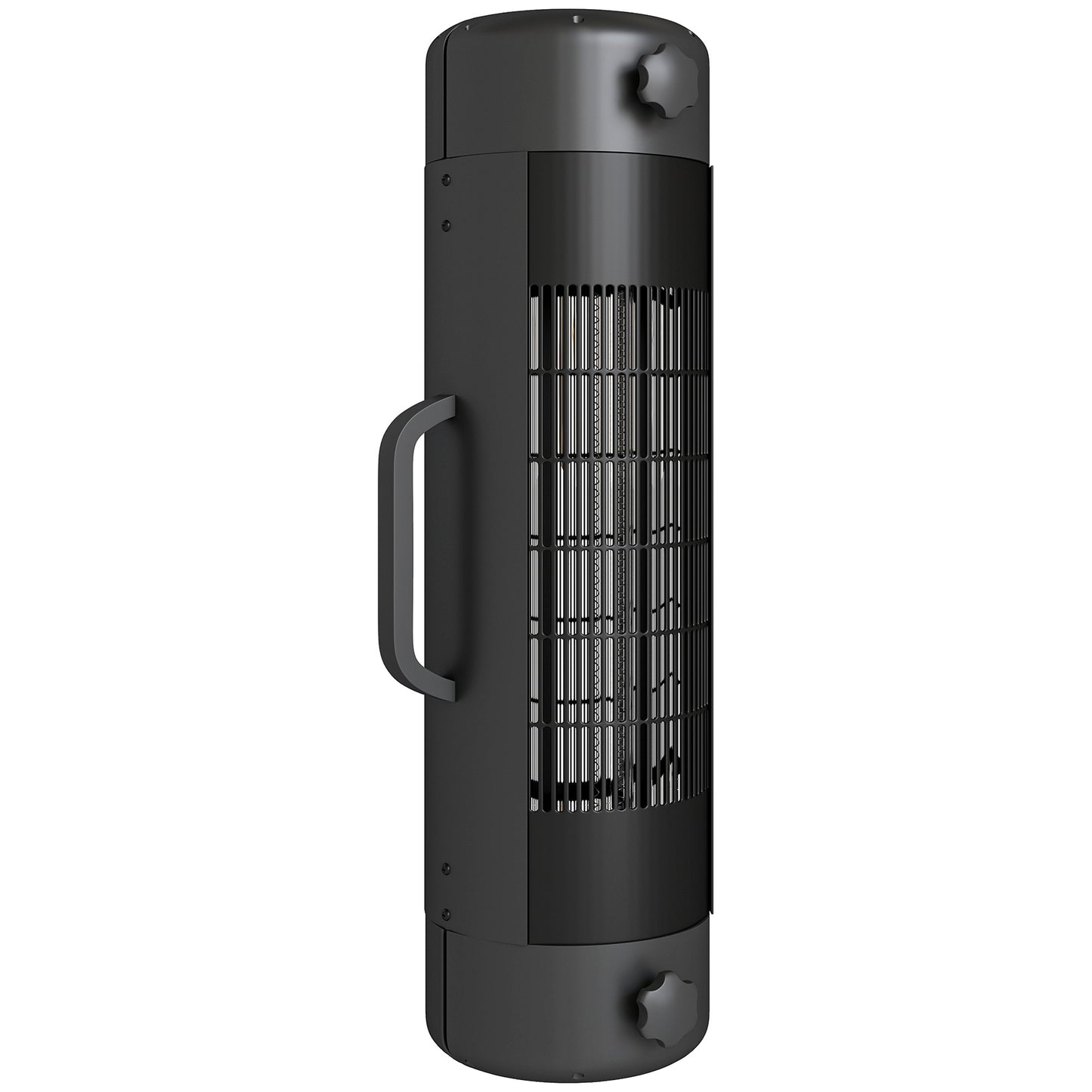 Electric Umbrella Parasol Mounted Patio Heater For 25-70 Mm Poles, 2000 W Outdoor Garden Heater With 2 Heat Setting, 6
